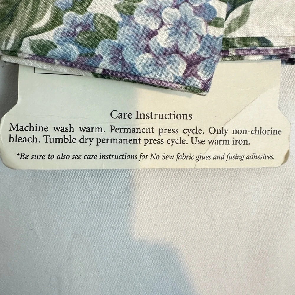 NWT Hirschberg Shutz Set‎ Vintage Floral Valences 84” x 14”